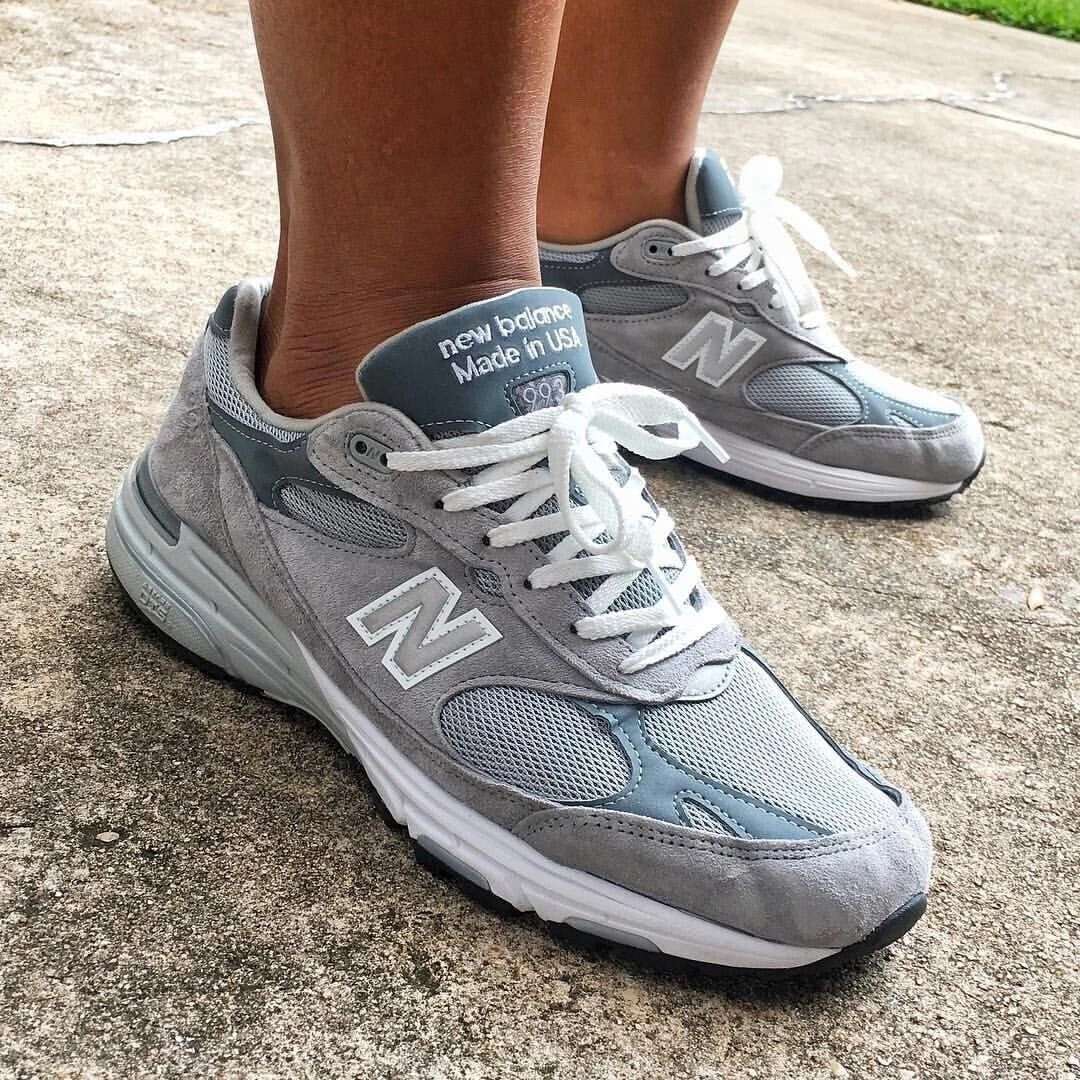 کتونی نیوبالانس ۹۹۳ لیبل امریکا/newbalance 993 made in usa