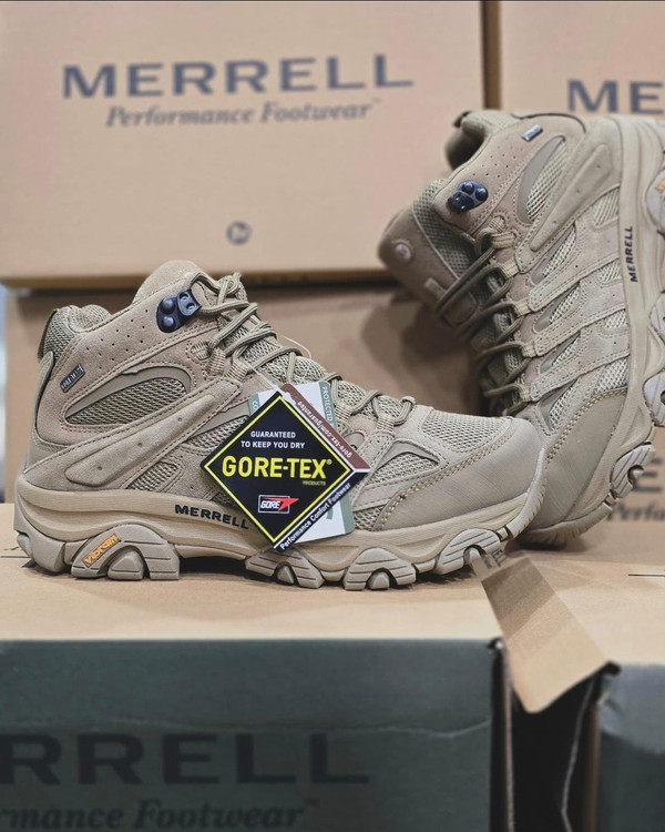 بوت مرل گورتکس ویتنامی/سایز ۴۰ الی ۴۵/سه رنگجذاب/Merrell moab 3 mid GTX