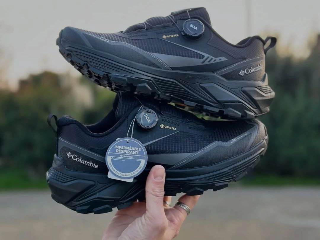 کتونی کلمبیا ویتنامی بند دیسکی گورتکس زیره ویبرام/سایز ۴۰ الی ۴۵/دو رنگ جذاب/ Columbia Boa GTX