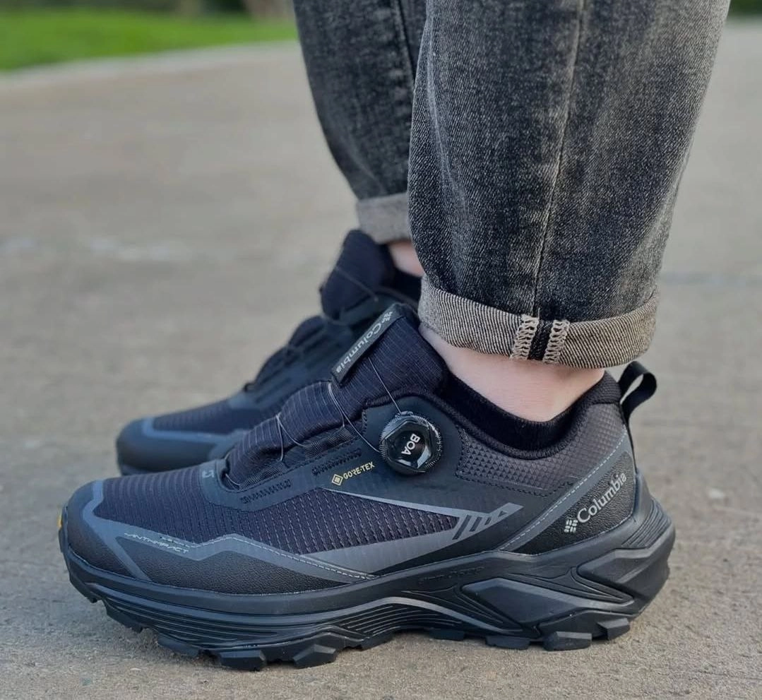 کتونی کلمبیا ویتنامی بند دیسکی گورتکس زیره ویبرام/سایز ۴۰ الی ۴۵/دو رنگ جذاب/ Columbia Boa GTX