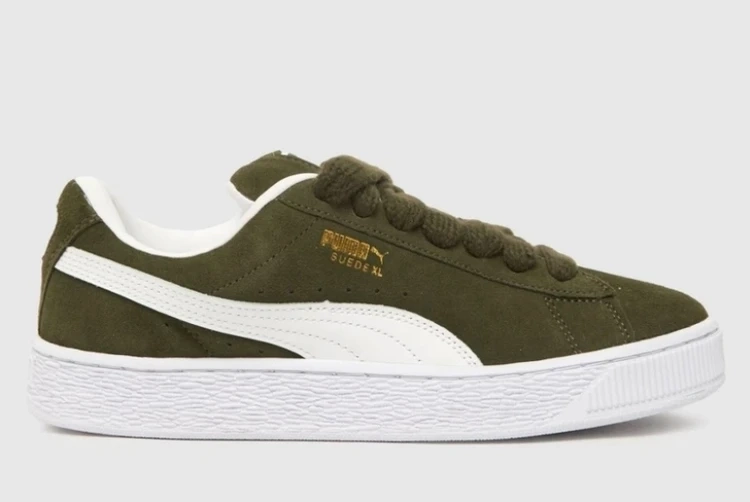 کتونی کف تخت پوما ویتنامی/سه رنگ جذاب/puma suede classic tropicalia