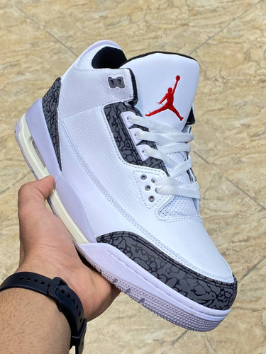 کتونی ایر جردن ۳ ویتنامی/رنگ بندی جذاب/Air jordan 3 retro