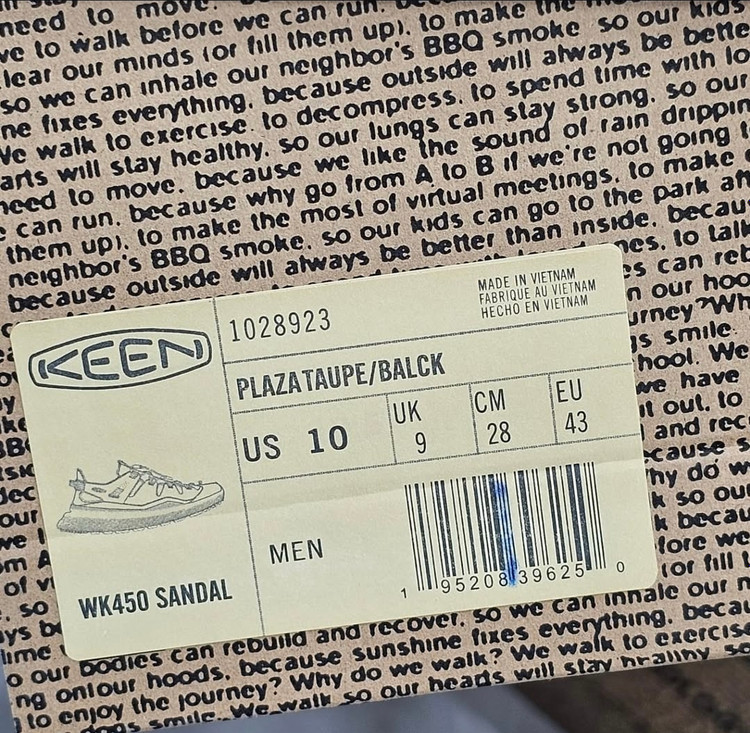صندل خارجی برند کن /keen wk450