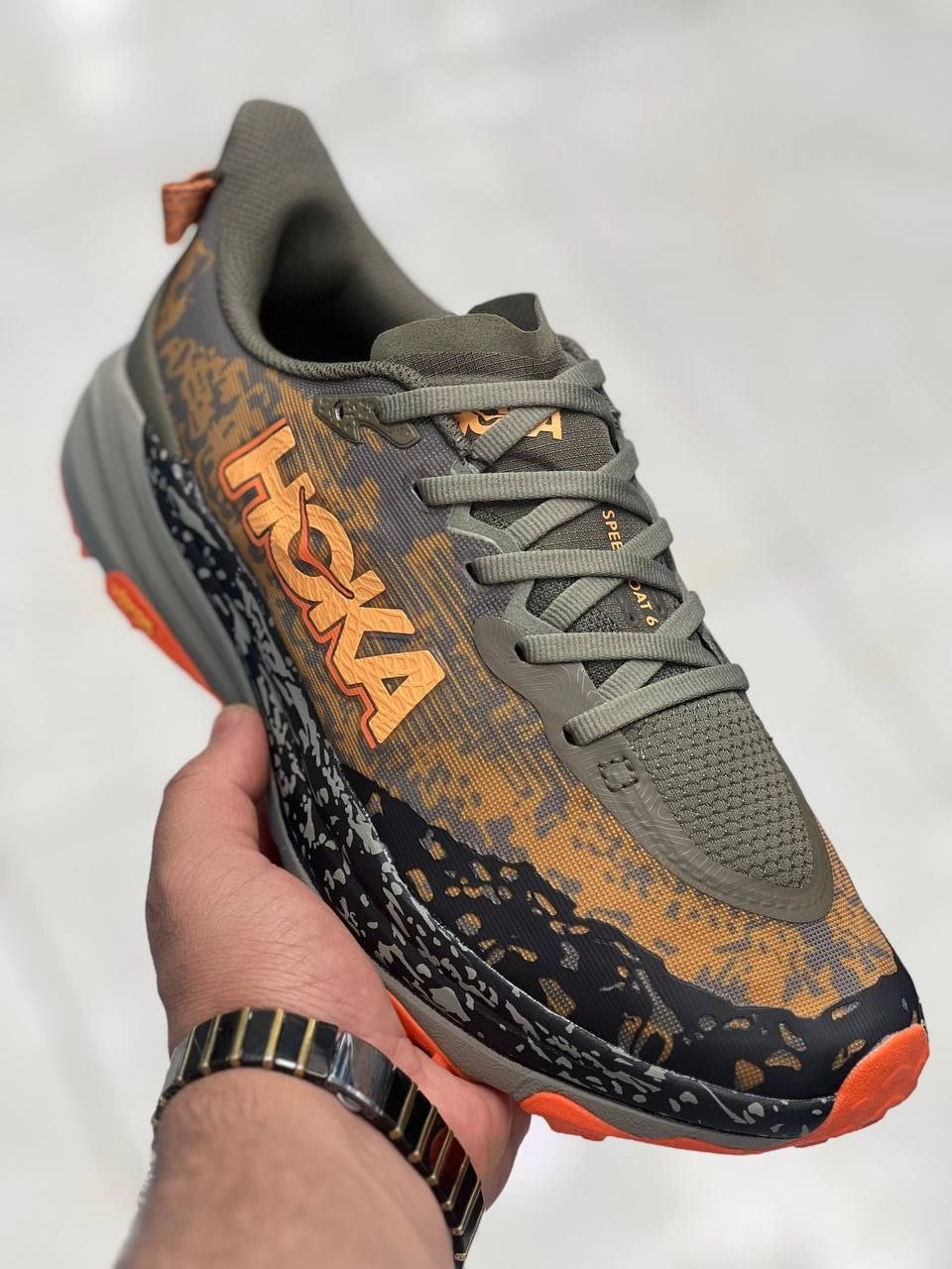 کتونی هوکا گورتکس ویتنامی زیره ویبرام/رنگ بندی و سایز بندی کامل/Hoka speed goat 6