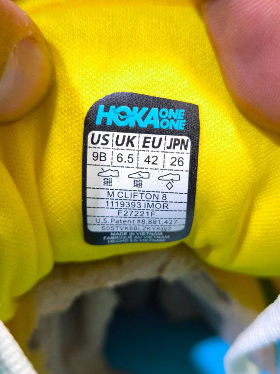 کتونی هوکا کلیفتون 8 ویتنامی وارداتی/سایز 40,41,42/Hoka Clifton 8