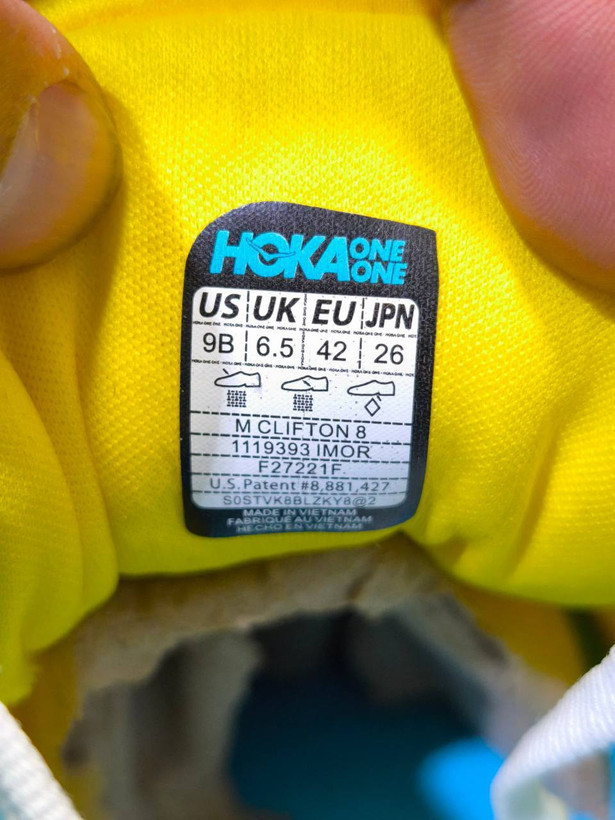 کتونی هوکا کلیفتون 8 ویتنامی وارداتی/سایز 40,41,42/Hoka Clifton 8