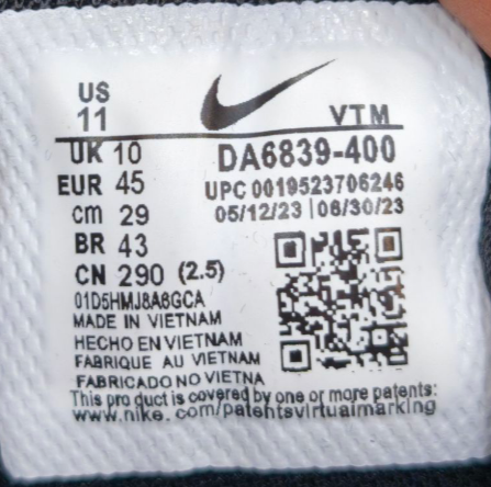 کتونی ویتنامی نایکی ایر مکس مدل اسپرت مردانه (Nike Air Max) /سایز 40 الی 45