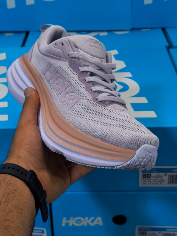 کتونی ویتنامی هوکا HOKA مدل Bondi 8 – راحتترین کفش پیادهروی و دویدن روزمره/سایز 40 الی 45