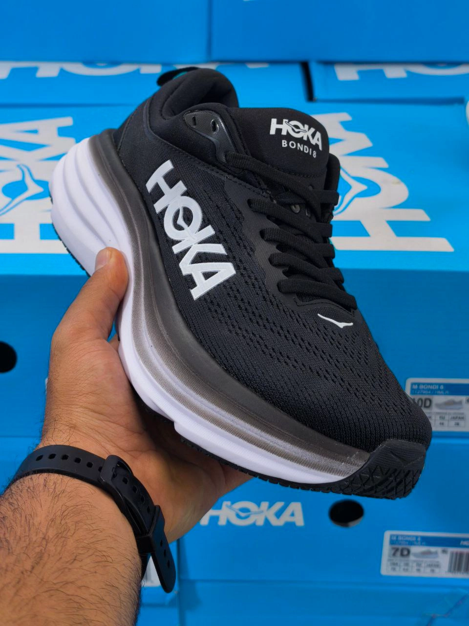 کتونی ویتنامی هوکا HOKA مدل Bondi 8 – راحت‌ترین کفش پیاده‌روی و دویدن روزمره/سایز 40 الی 45