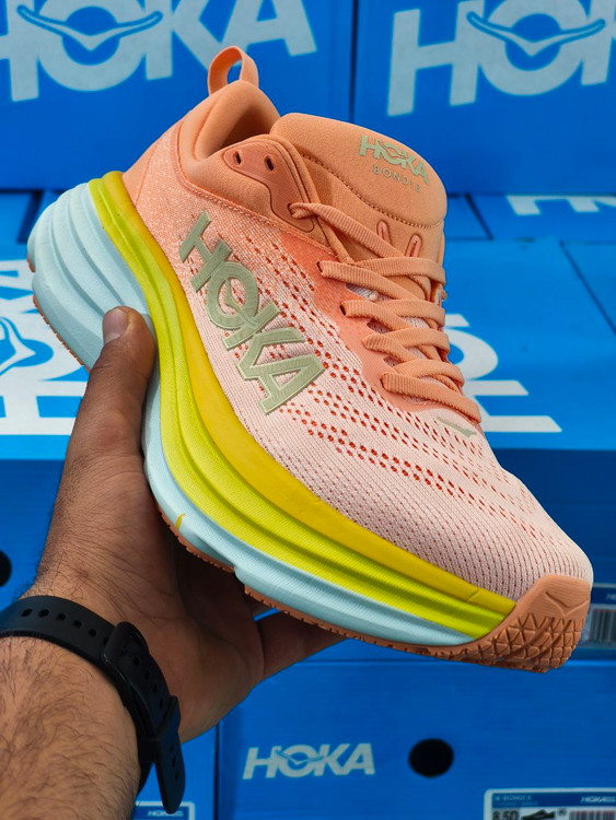 کتونی ویتنامی هوکا HOKA مدل Bondi 8 – راحتترین کفش پیادهروی و دویدن روزمره/سایز 40 الی 45