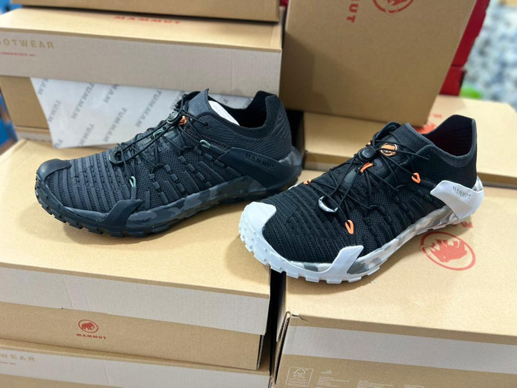 کتونی ماموت مردانه مدل Hueco Knit II Low – سبک، تنفسپذیر و مخصوص طبیعتگردی شهری