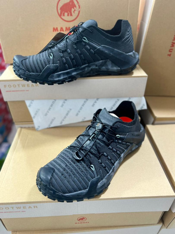 کتونی ماموت مردانه مدل Hueco Knit II Low – سبک، تنفسپذیر و مخصوص طبیعتگردی شهری