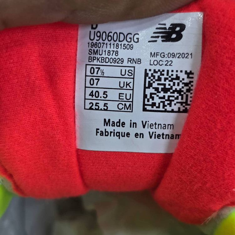 کتونی نیوبالانس 9060 ویتنامی وارداتی/Newbalance 9060/سایز40 الی 45/فروش عمده و تک