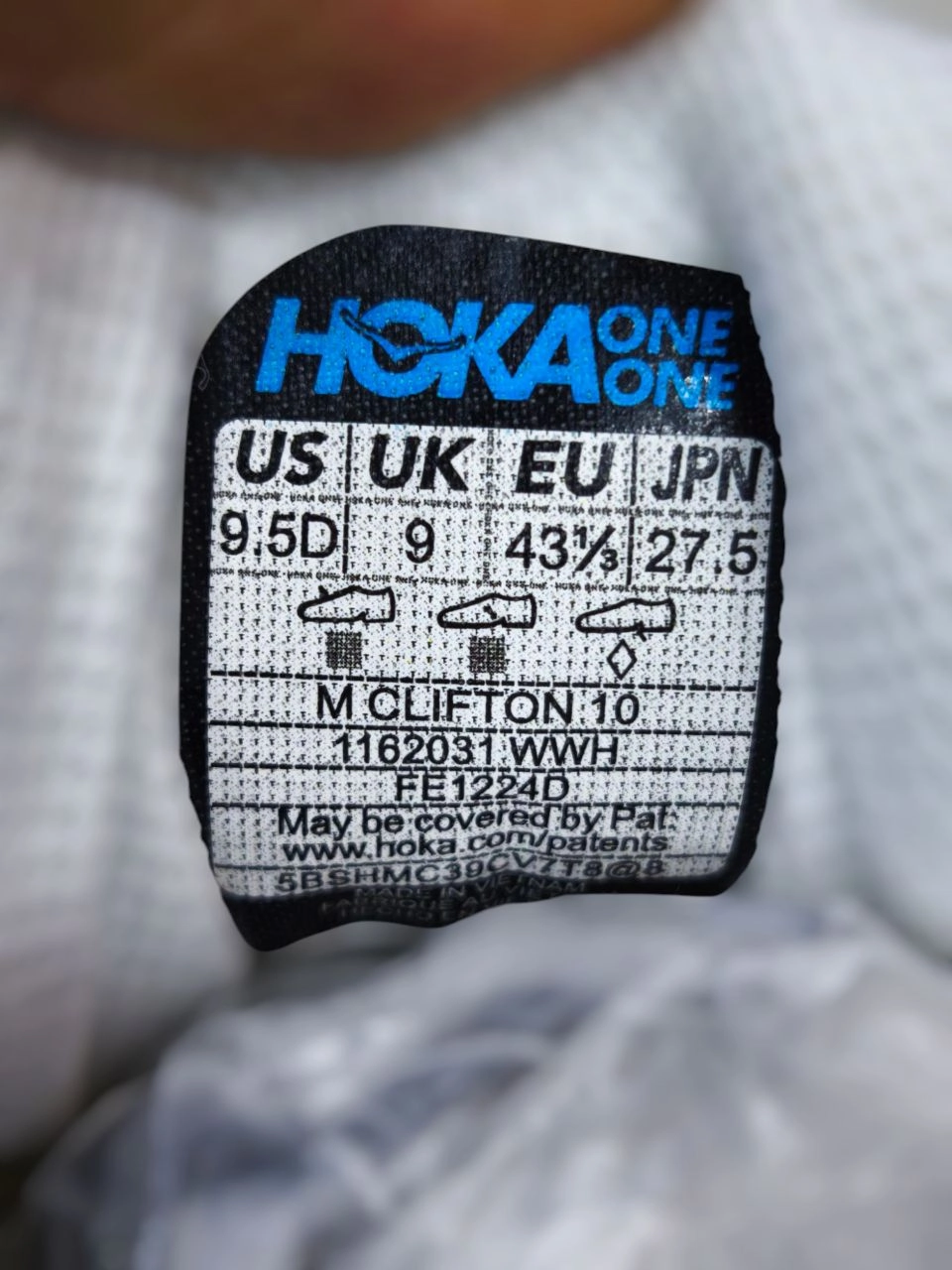کتونی هوکا کلیفتون 10 ویتنامی وارداتی/ Hoka Clifton 10/سایز 40 الی 45