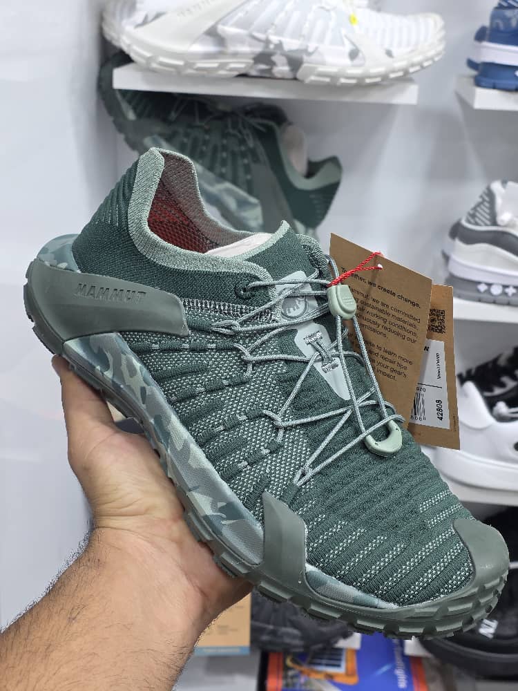 کتونی ویتنامی ماموت مردانه مدل Hueco Knit II Low – سبک، تنفس‌پذیر و مخصوص طبیعت‌گردی شهری/سایز ۴۰ الی ۴۵