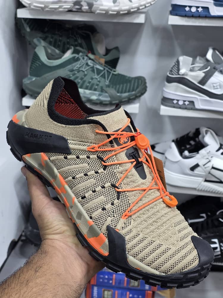 کتونی ویتنامی ماموت مردانه مدل Hueco Knit II Low – سبک، تنفس‌پذیر و مخصوص طبیعت‌گردی شهری/سایز ۴۰ الی ۴۵