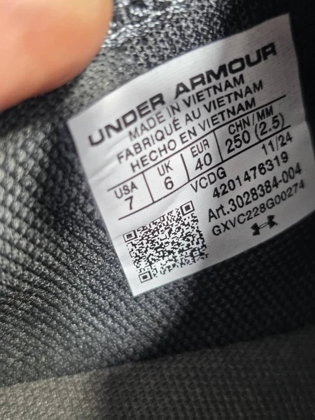 کتونی اندرارمور فانتوم ویتنامی وارداتی/Underarmour Hovr Phantom/سایز 40 الی 45/فروش عمده و تک