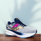 کتونی وارداتی ساکونی تریومف ۲۰ (Saucony Triumph 20) | نهایت نرمی و راحتی در دویدنهای طولانی | تک سایز ۴۳