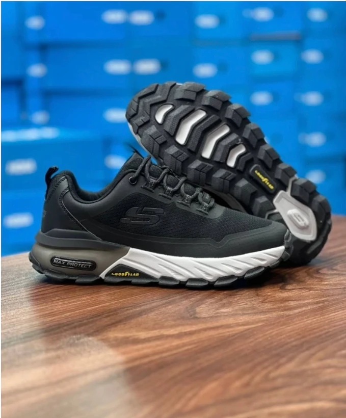 کتونی اسکیچرز مکس پراتکت ویتنامی وارداتی/سایز 40 الی 45/Skechers Max Protect 237303 Bkw/فروش عمده و تک