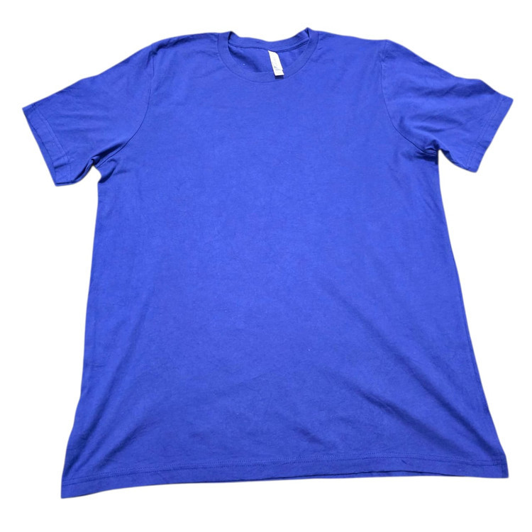 خرید تیشرت اورجینال استوک Xl | تیشرت آبی ساده Canvas، یقه گرد و بدون چاپ. جنس نخ پنبهای، نرم، راحت و بادوام. مناسب استایل روزمره و طراحی مینیمال