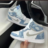 کتونی ویتنامی نایک ایر جردن 1 هایپر رویال/سایز 38 الی 45/Nike Air Jordan 1 Retro High Hyper Royal/ فروش عمده و تک