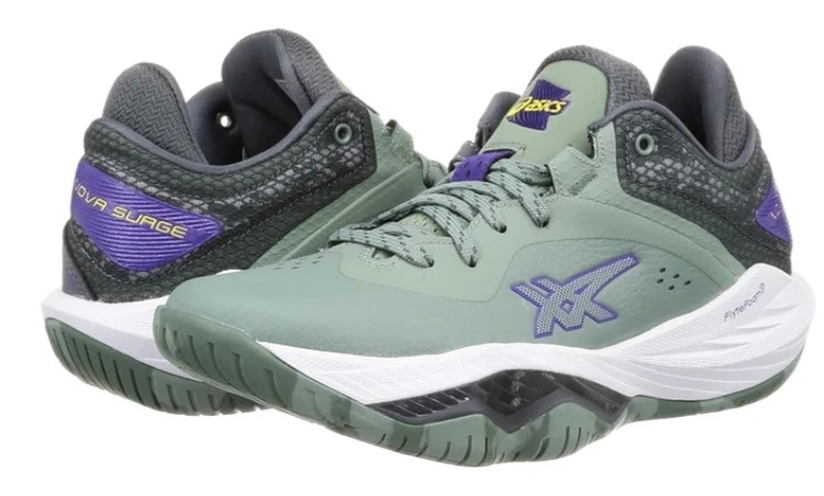 کتونی اسیکس نوا سورج ویتنامی وارداتی مخصوص والیبال، بسکتبال و.../سایز 40 الی 45/Asics Nova Surge Low/فروش عمده و تک