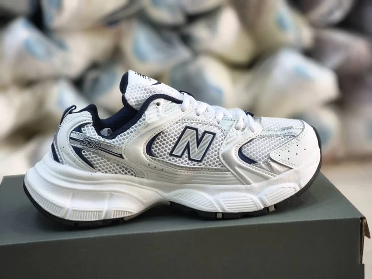 کتونی نیوبالانس 530v3  با زیره بالانسیاگا ویتنامی وارداتی/Newbalance 530v3/سایز 37 الی 40/فروش عمده و تک