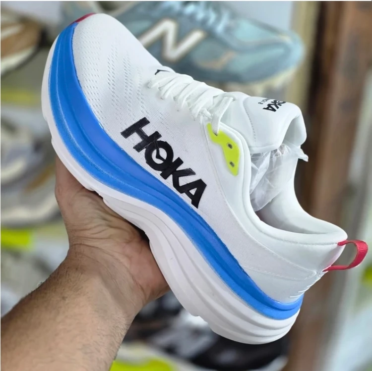 کتونی رانینگ هوکا باندی ۸ ویتنامی وارداتی/سایز 40 تا 45/Hoka Bondi 8/فروش عمده و تک