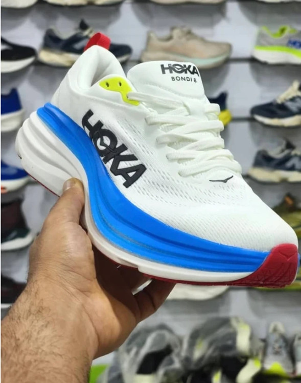 کتونی رانینگ هوکا باندی ۸ ویتنامی وارداتی/سایز 40 تا 45/Hoka Bondi 8/فروش عمده و تک