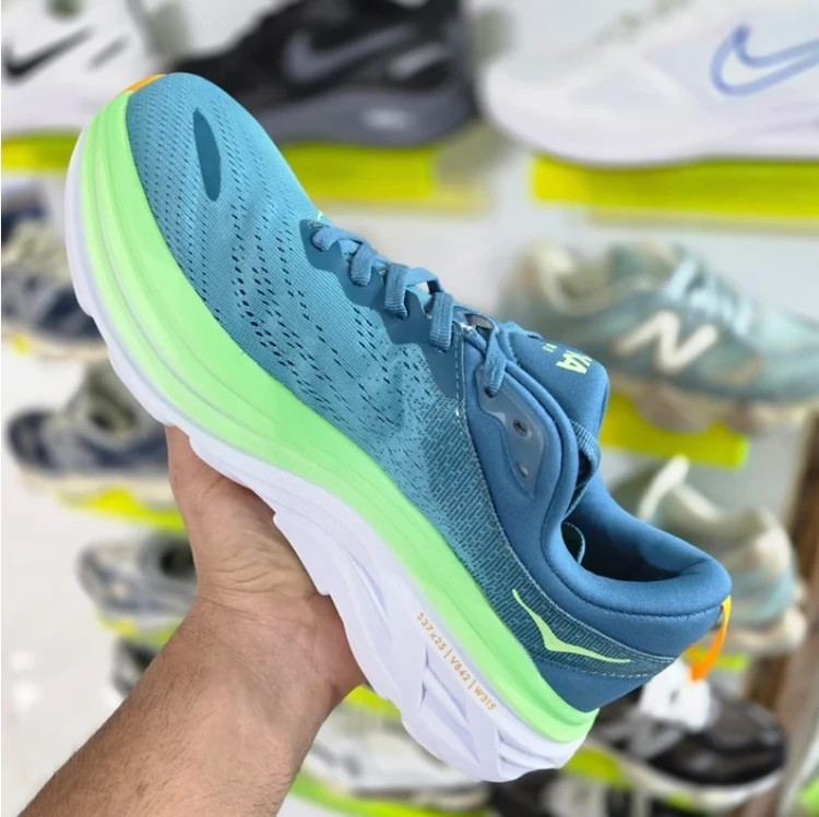 کتونی رانینگ هوکا باندی ۸ ویتنامی وارداتی/سایز 40 تا 45/Hoka Bondi 8/فروش عمده و تک