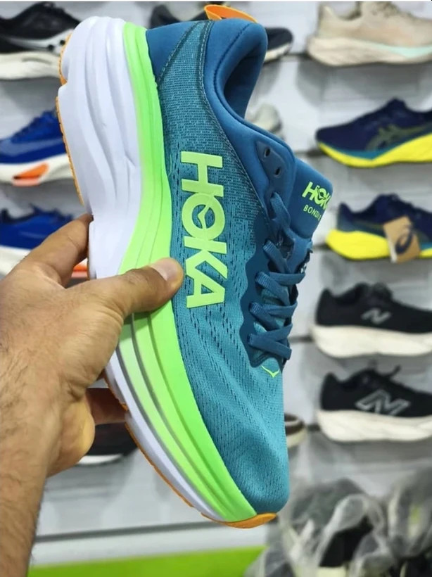 کتونی رانینگ هوکا باندی ۸ ویتنامی وارداتی/سایز 40 تا 45/Hoka Bondi 8/فروش عمده و تک