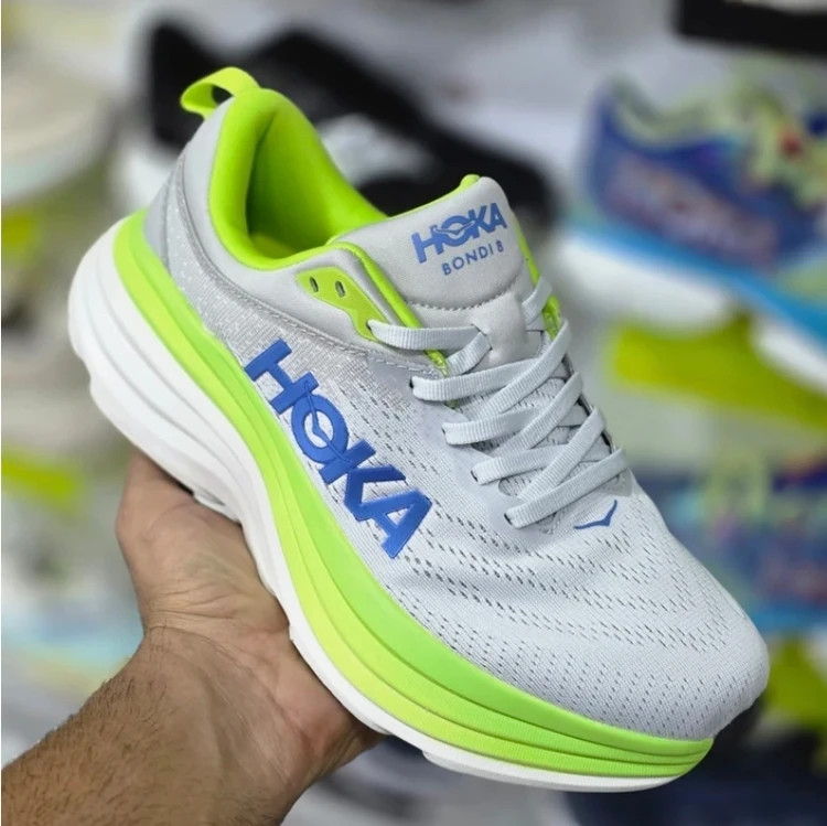 کتونی رانینگ هوکا باندی ۸ ویتنامی وارداتی/سایز 40 تا 45/Hoka Bondi 8/فروش عمده و تک