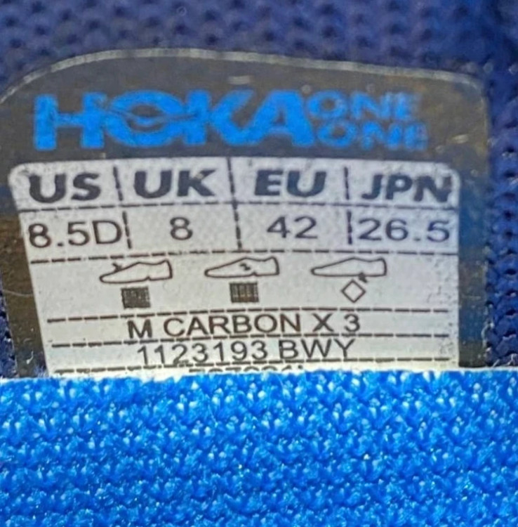کتونی هوکا کربن ایکس تری ویتنامی وارداتی/Hoka Carbon X3/سایز 40 الی 45/فروش عمده و تک