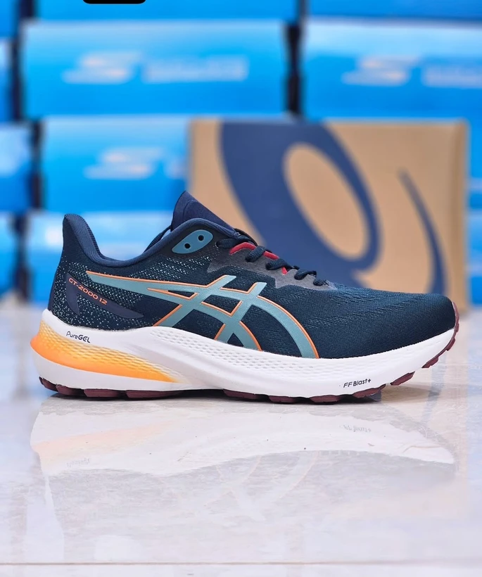 کتونی اسیکس جی تی 2000 12 ویتنامی وارداتی/سایز 39 الی 45/Asics GT 2000 12/ فروش عمده و تک