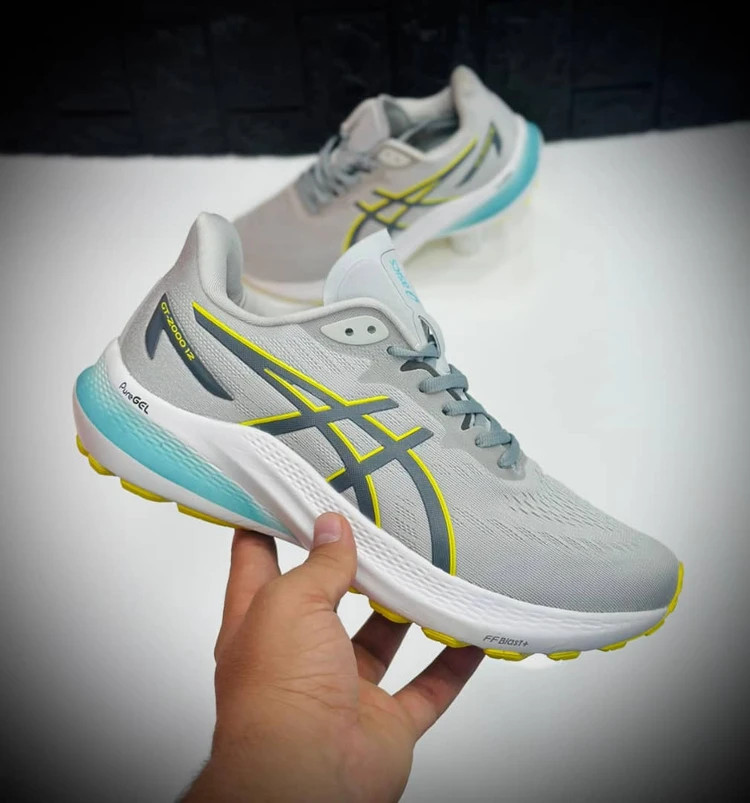 کتونی اسیکس جی تی 2000 12 ویتنامی وارداتی/سایز 39 الی 45/Asics GT-2000 12/ فروش عمده و تک