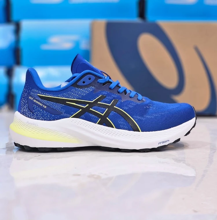 کتونی اسیکس جی تی 2000 12 ویتنامی وارداتی/سایز 39 الی 45/Asics GT-2000 12/ فروش عمده و تک