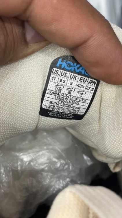 کتونی هوکا ویتنامی وارداتی/Hoka Anacapa Breeze Low/سایز 40 الی 45/فروش عمده و تک