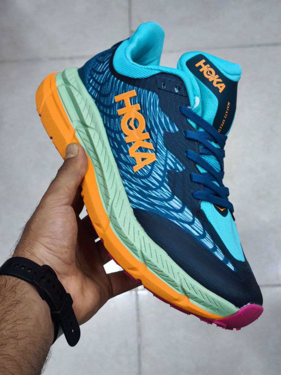 کتونی هوکا مافاته اسپید 4 ویتنامی وارداتی/Hoka Mafate Speed 4/سایز 40 الی 45/فروش عمده و تک