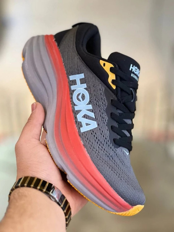 کتونی رانینگ هوکا باندی ۸ ویتنامی وارداتی/سایز 38 تا 40/Hoka Bondi 8/فروش عمده و تک