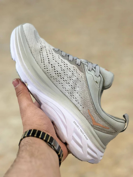 کتونی رانینگ هوکا باندی ۸ ویتنامی وارداتی/سایز 38 تا 40/Hoka Bondi 8/فروش عمده و تک