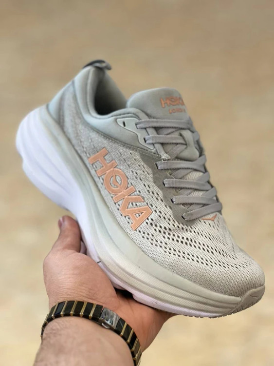 کتونی رانینگ هوکا باندی ۸ ویتنامی وارداتی/سایز 38 تا 40/Hoka Bondi 8/فروش عمده و تک