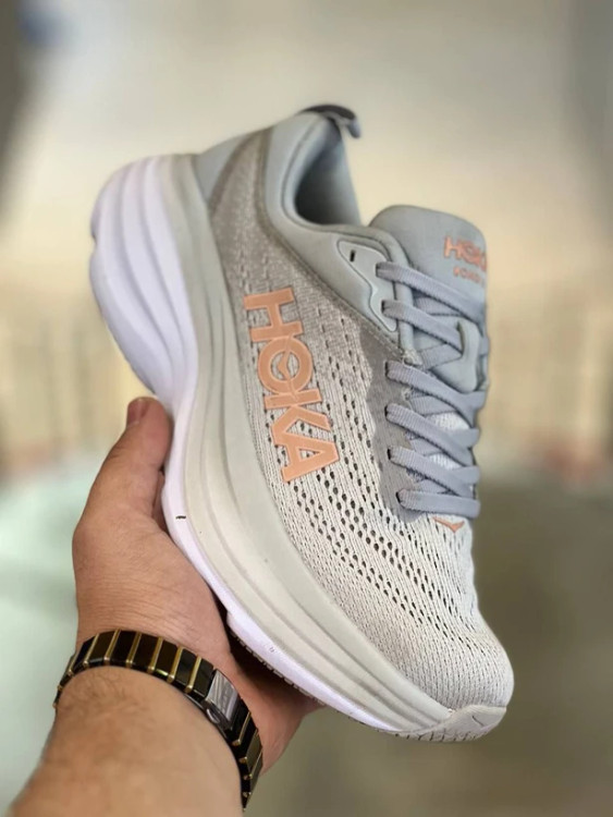 کتونی رانینگ هوکا باندی ۸ ویتنامی وارداتی/سایز 38 تا 40/Hoka Bondi 8/فروش عمده و تک