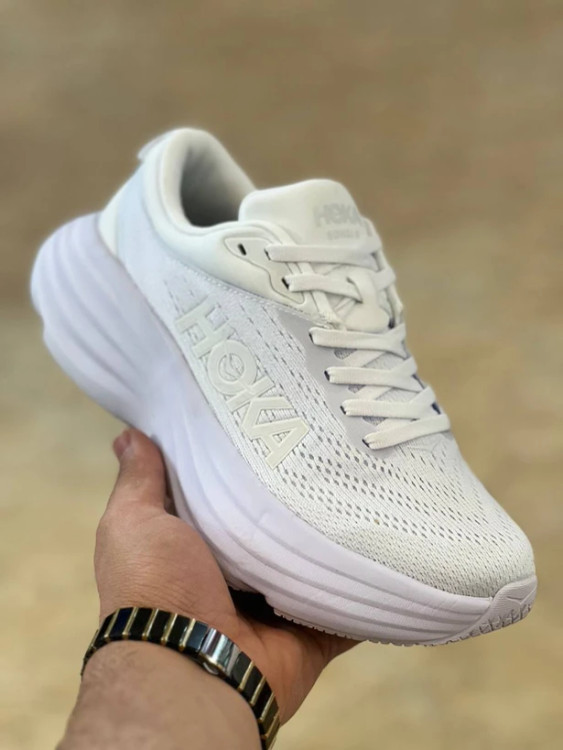 کتونی رانینگ هوکا باندی ۸ ویتنامی وارداتی/سایز 38 تا 40/Hoka Bondi 8/فروش عمده و تک