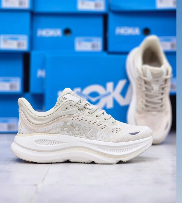 کتونی رانینگ هوکا باندی 9 ویتنامی وارداتی/سایز 40 تا 45/Hoka Bondi 9/فروش عمده و تک