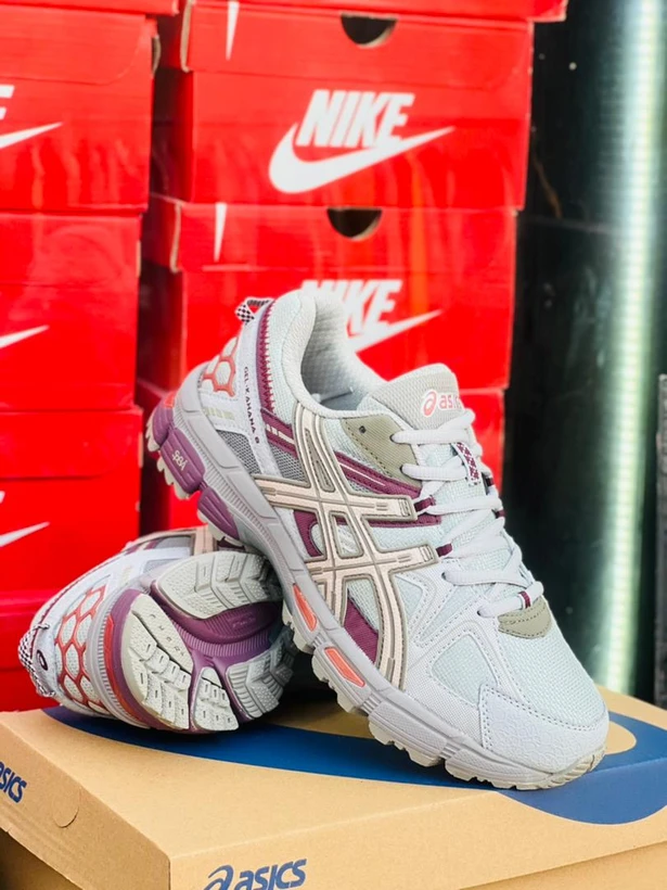 کتونی اسیکس کاهانا 8 ویتنامی وارداتی/سایز 38 الی 45/Asics Kahana 8/ فروش عمده و تک