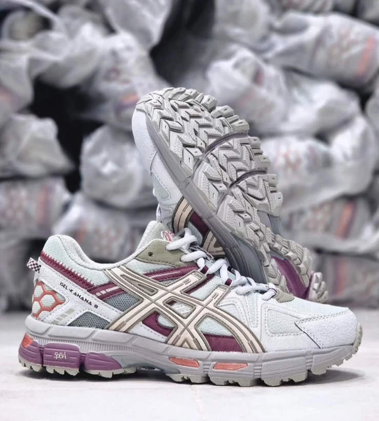 کتونی اسیکس کاهانا 8 ویتنامی وارداتی/سایز 38 الی 45/Asics Kahana 8/ فروش عمده و تک