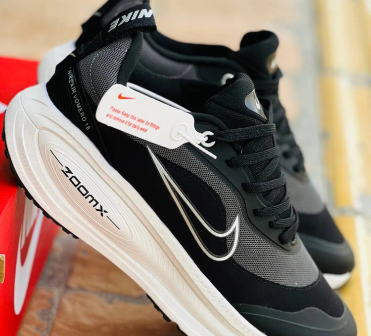 کتونی نایک ایر ومرو 18 ویتنامی وارداتی/سایز 37 الی 45/ست زنانه و مردانه/Nike Air Vomero 18/ فروش عمده و تک