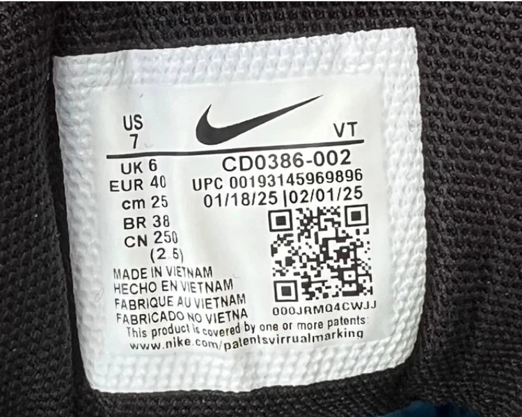 کتونی نایک ایر ومرو 18 ویتنامی وارداتی/سایز 40 الی 45/Nike Air Vomero 18/ فروش عمده و تک