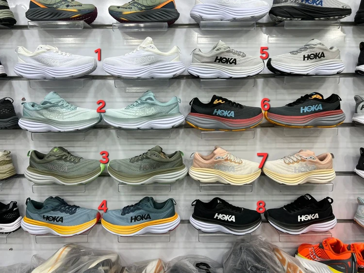 کتونی رانینگ هوکا باندی ۸ مسترکوالیتی /سایز 40 تا 45/ Hoka Bondi 8 / فروش عمده و تک