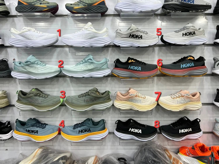 کتونی رانینگ هوکا باندی ۸ مسترکوالیتی /سایز 40 تا 45/ Hoka Bondi 8 / فروش عمده و تک